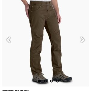 Kuhl Dark Khaki Men's Distressed-Look Pants